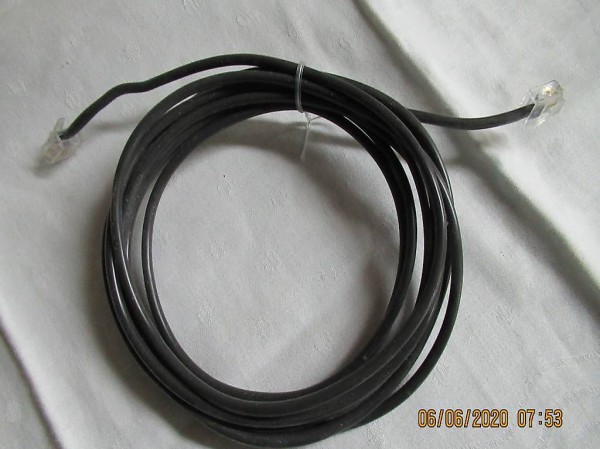  Kabel, Verbindungskabel, länge 3 Meter, vermutlich vom PTT