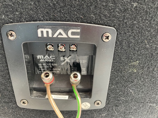 MAC Audio Auto Aktiv Subwoofer ungetestet