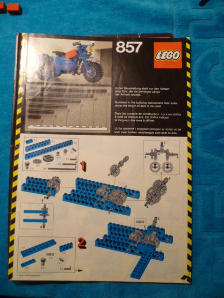 Lego Technic Motorrad 857 in der Originalverpackung