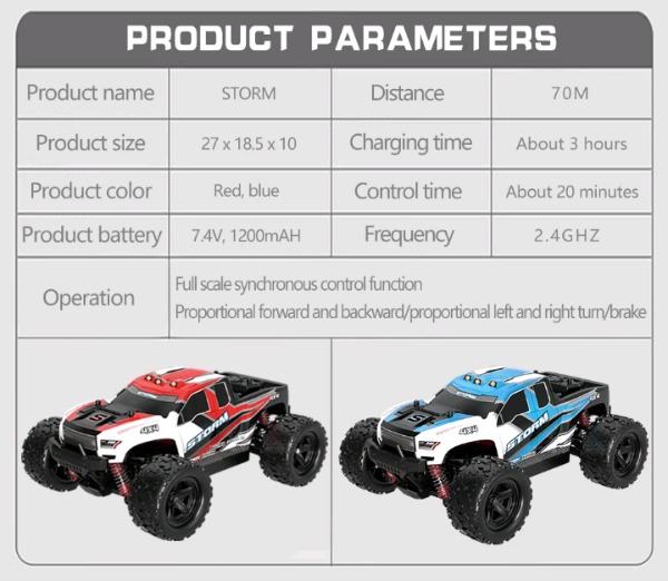 Modellauto rc 2.4g Offroad Buggy