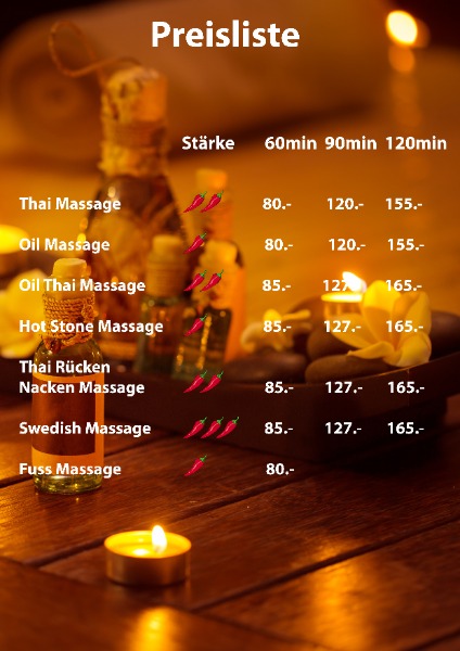 1 Sunde Profi Thai, Oil Massage, in 8050 ZH Oerlikon Fr.80.