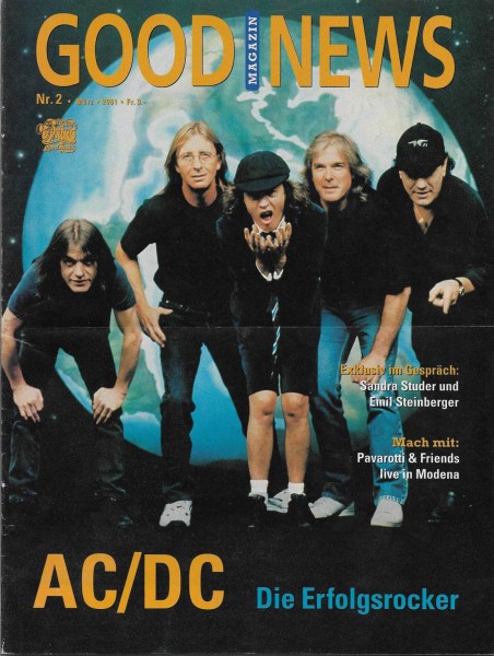 MAGAZINE AC/DC ON COVER : GOOD NEWS N 2