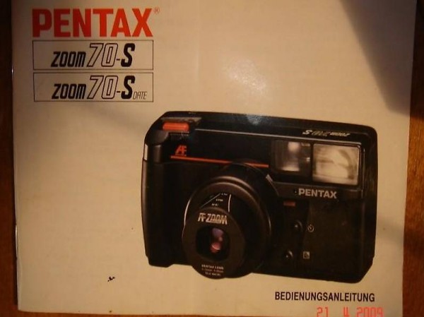  Fotokamera Pentax Zoom 70 -S
