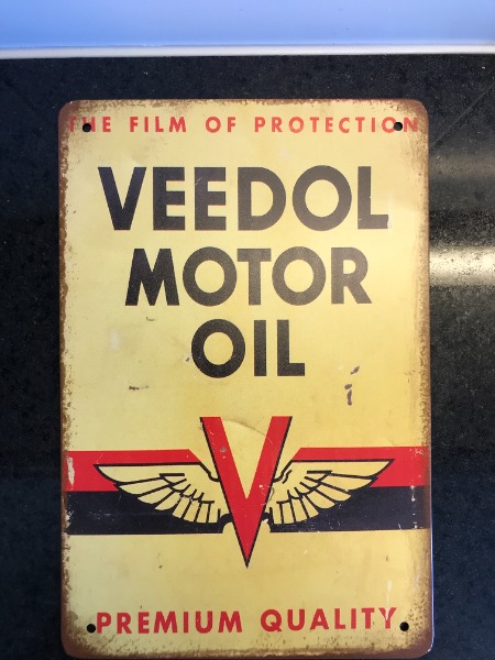 billig: blechschild veedol motor oil company petromobilia